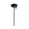 144 Count Graduation Hat Cupcake Picks Party Decorations for Cake Toppers Black Plastic 3 Inch